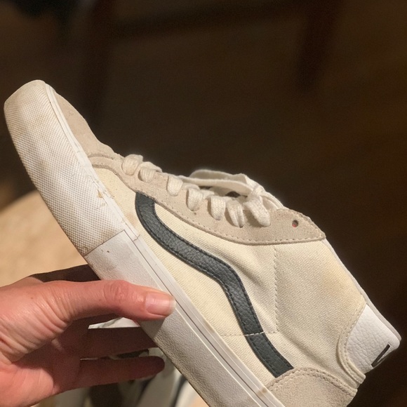 Vans half cabs white/beige 8M used - Picture 7 of 8